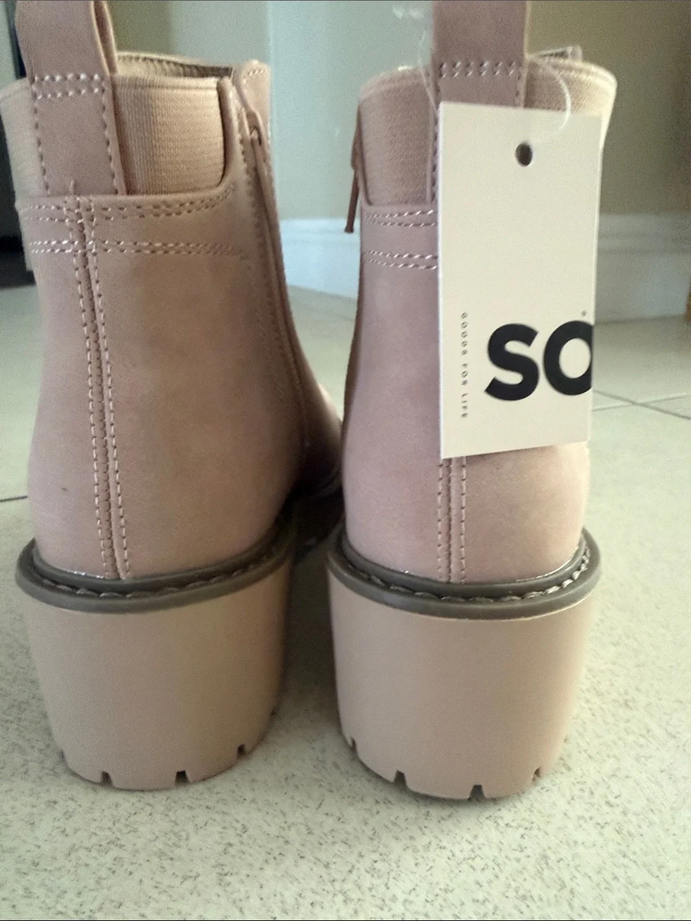 Girls blush Ankle Boots